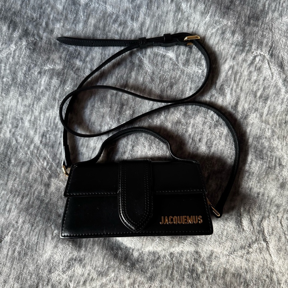 Jacquemus The Bambino Black Leather Women's Bag Crossbody - Picture 5 of 15